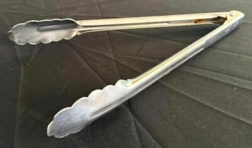 DESCRIPTION: (5) 12" STAINLESS TONGS LOCATION: 6TH FLOOR QTY: 5