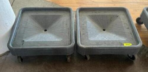 DESCRIPTION: (2) DISH RACK CADDIES LOCATION: 7TH FLOOR QTY: 2