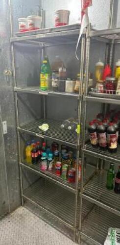 DESCRIPTION: 30" 5-TIER WIRE SHELVING UNIT SIZE: 30"X18"X72" LOCATION: KITCHEN QTY: 1