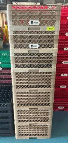 DESCRIPTION: (7) PILSNER DISH RACKS LOCATION: KITCHEN QTY: 7