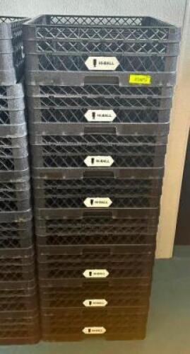 DESCRIPTION: (8) HIGHBALL DISH RACKS LOCATION: KITCHEN QTY: 8