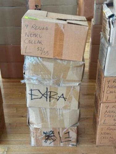 DESCRIPTION: (4) - CASES OF NEW DRESS SHIRTS BRAND / MODEL: SIMCO OR CAPLIN ADDITIONAL INFORMATION: NEW CONDITION. CASES CONTAIN 4 OR 5 SHIRTS. APPROX