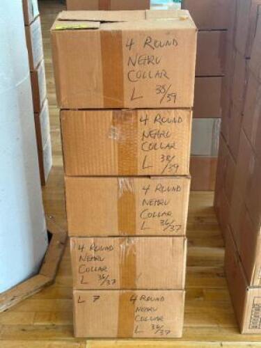 DESCRIPTION: (4) - CASES OF NEW DRESS SHIRTS BRAND / MODEL: SIMCO OR CAPLIN ADDITIONAL INFORMATION: NEW CONDITION. CASES CONTAIN 4 OR 5 SHIRTS. APPROX