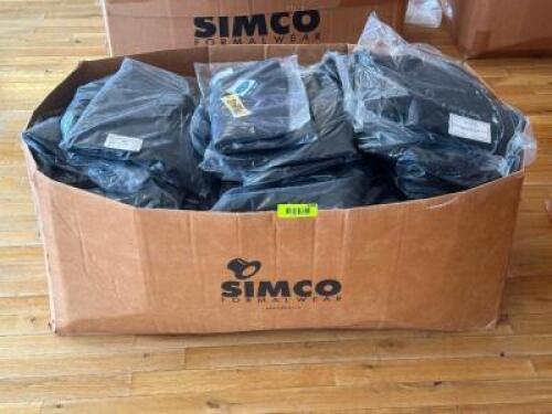 DESCRIPTION: LARGE CASE OF ASSORTED DRESS SLACKS ADDITIONAL INFORMATION: NEW CONDITION. SIZE: ASSORTED THIS LOT IS: ONE MONEY QTY: 1