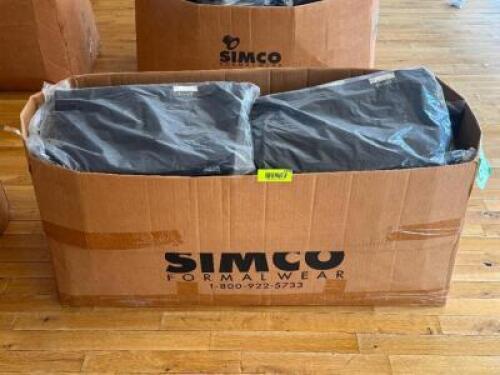 DESCRIPTION: LARGE CASE OF ASSORTED DRESS SLACKS ADDITIONAL INFORMATION: NEW CONDITION. SIZE: ASSORTED THIS LOT IS: ONE MONEY QTY: 1