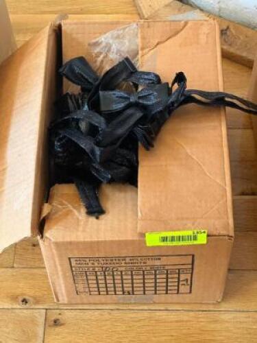 DESCRIPTION: BAG OF NEW TIES ADDITIONAL INFORMATION: NEW CONDITION. SIZE: ASSORTED THIS LOT IS: ONE MONEY QTY: 1