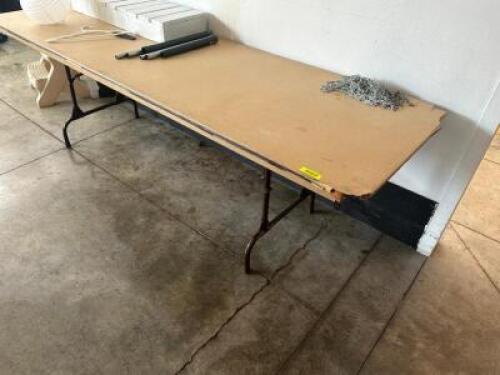 DESCRIPTION 8' FOLDING TABLE LOCATION FLOOR 7 QTY 1