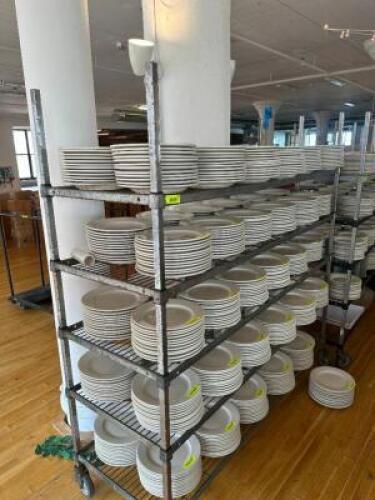 DESCRIPTION 72" X 24" FIVE TIER WIRE RACK ADDITIONAL INFORMATION ON CASTERS. CONTENTS ARE NOT INCLUDED LOCATION FLOOR 6 QTY 1