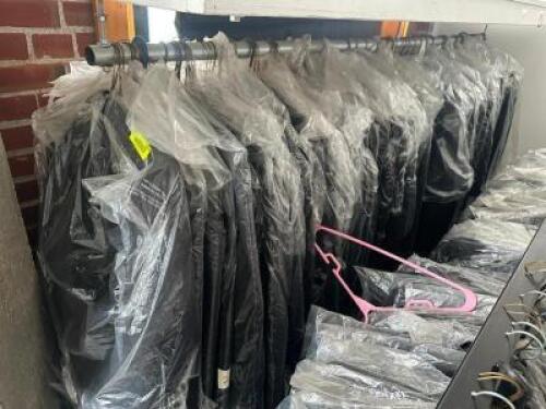 DESCRIPTION (24) ASSORTED SIZE BLACK SUIT STAFF JACKETS. THIS LOT IS: ONE MONEY LOCATION FLOOR 6 QTY 1