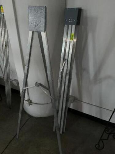 DESCRIPTION (3) METAL EASELS THIS LOT IS: SOLD BY THE PIECE LOCATION FIRST FLOOR QTY 3