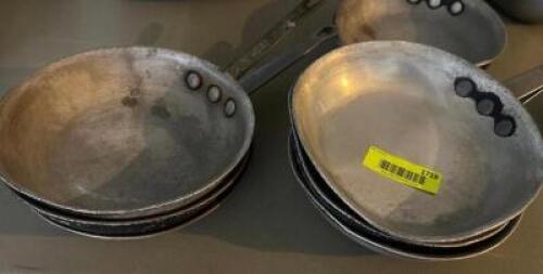 DESCRIPTION (5) 10" SKILLETS THIS LOT IS: SOLD BY THE PIECE LOCATION SECOND BUILDING QTY 5
