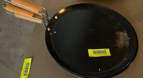 DESCRIPTION (2) FLAT IRON SKILLETS. THIS LOT IS: SOLD BY THE PIECE LOCATION SECOND BUILDING QTY 2