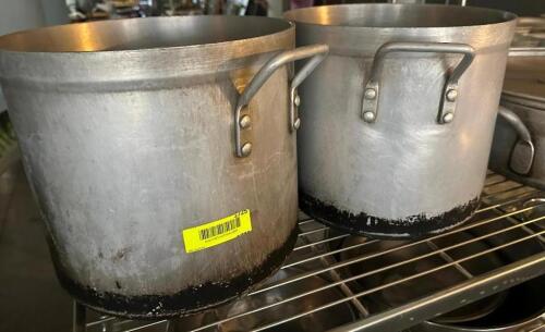 DESCRIPTION (2) STOCK POTS THIS LOT IS: SOLD BY THE PIECE LOCATION SECOND BUILDING QTY 2
