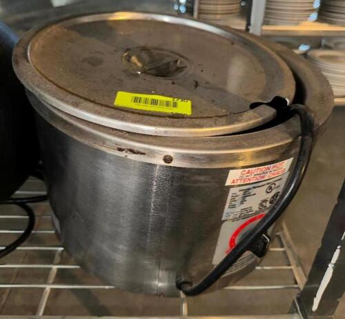 DESCRIPTION APW ELECTRIC SOUP CROCK WARMER BRAND / MODEL: STAR ADDITIONAL INFORMATION 115 VOLT, 1 PHASE LOCATION SECOND BUILDING QTY 1