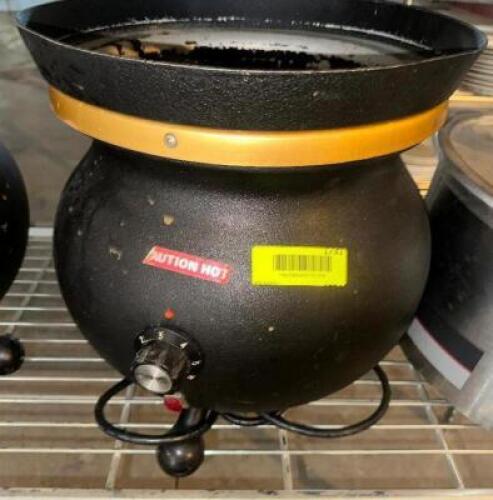 DESCRIPTION STAR ELECTRIC SOUP CROCK WARMER BRAND / MODEL: STAR ADDITIONAL INFORMATION 115 VOLT, 1 PHASE LOCATION SECOND BUILDING QTY 1