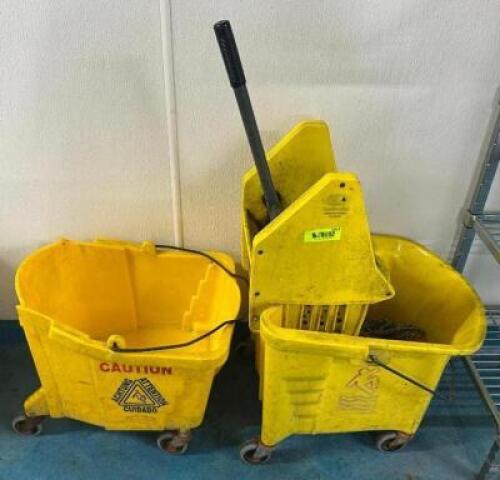 DESCRIPTION: (2) MOP BUCKETS LOCATION: KITCHEN QTY: 2