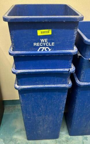 DESCRIPTION: (4) RECYCLING BINS LOCATION: KITCHEN QTY: 4