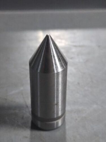 DESCRIPTION: (6) LATHE FACE DRIVER CENTER PIN BRAND MODEL NEIDLEIN-SPANNZEUGE NL-735-04 SIZE: #3, 18mm DIA 51mm OAL 60 DEG TIP RETAIL$: $180.00 QTY: 6