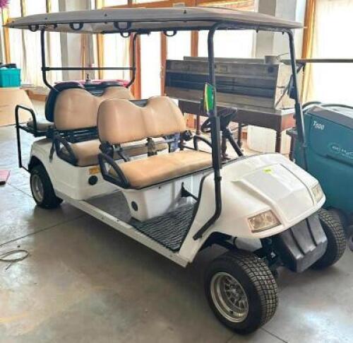 DESCRIPTION: 3-ROW GOLF CART INFORMATION: COMES WITH CHARGER LOCATION: BUILDING 2 QTY: 1