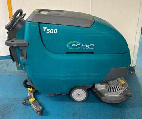 DESCRIPTION: WALK-BEHIND FLOOR SCRUBBER BRAND/MODEL: TENNANT T500 INFORMATION: 341 HOURS LOCATION: KITCHEN QTY: 1