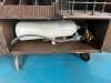 DESCRIPTION: TABLESIDE 2-BURNER GAS RANGE CART SIZE: 34" LOCATION: KITCHEN QTY: 1 - 2