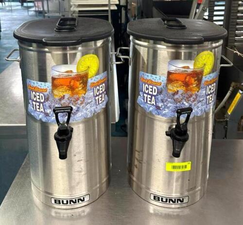DESCRIPTION: (2) 4 GALLON TEA DISPENSERS BRAND/MODEL: BUNN TDO-4 LOCATION: KITCHEN QTY: 2