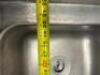 DESCRIPTION: 1-COMPARTMENT STAINLESS STEEL FLOOR SINK SIZE: 20"X20"X12" LOCATION: 6TH FLOOR QTY: 1 - 2