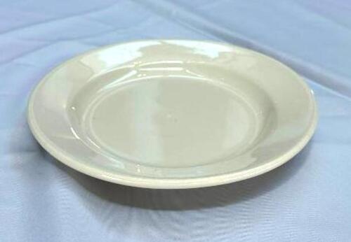 DESCRIPTION: (24) 6.5" CHINA PLATES LOCATION: 6TH FLOOR QTY: 24