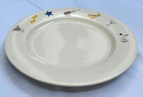 DESCRIPTION: (52) 11" CHINA PLATES LOCATION: 1ST FLOOR QTY: 52