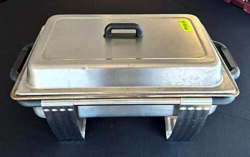 DESCRIPTION: COMPLETE STAINLESS CHAFING DISH WITH LID LOCATION: 6TH FLOOR QTY: 1