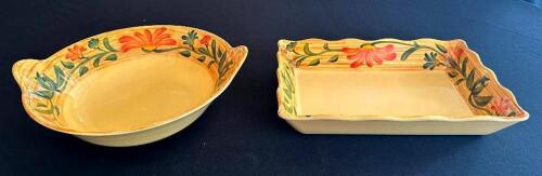 DESCRIPTION: MELAMINE TRAY AND SERVING BOWL LOCATION: 6TH FLOOR QTY: 2