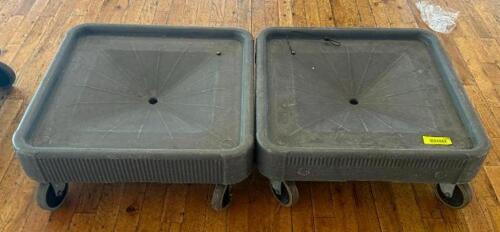 DESCRIPTION: (2) DISH RACK CADDIES LOCATION: 7TH FLOOR QTY: 2