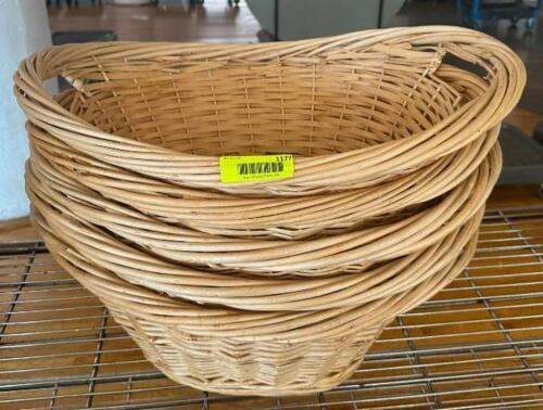 DESCRIPTION: (4) WOVEN BASKETS SIZE: 22"X16" LOCATION: 7TH FLOOR QTY: 4