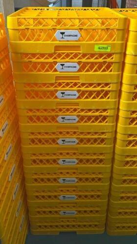 DESCRIPTION: (10) CHAMPAGNE DISH RACKS LOCATION: KITCHEN QTY: 10