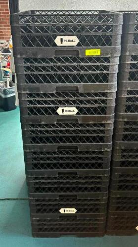 DESCRIPTION: (8) HIGHBALL DISH RACKS LOCATION: KITCHEN QTY: 8