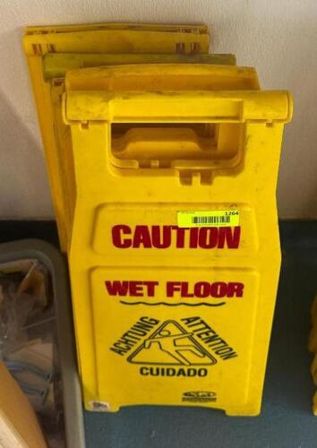 DESCRIPTION: (4) WET FLOOR SIGNS LOCATION: KITCHEN QTY: 4
