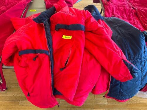 DESCRIPTION (5) ASSORTED SIZED WEAR GUARD JACKETS. ADDITIONAL INFORMATION MEDIUM -XL THIS LOT IS: SOLD BY THE PIECE LOCATION FLOOR 8 QTY 5