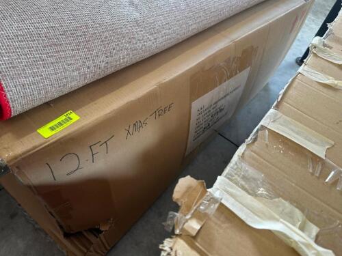 DESCRIPTION 12' FAKE CHRISTMAS TREE - IN BOX LOCATION FLOOR 8 QTY 1
